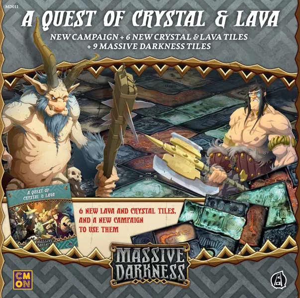 MASSIVE DARKNESS: A QUEST OF CRYSTAL & LAVA - TILES SET
