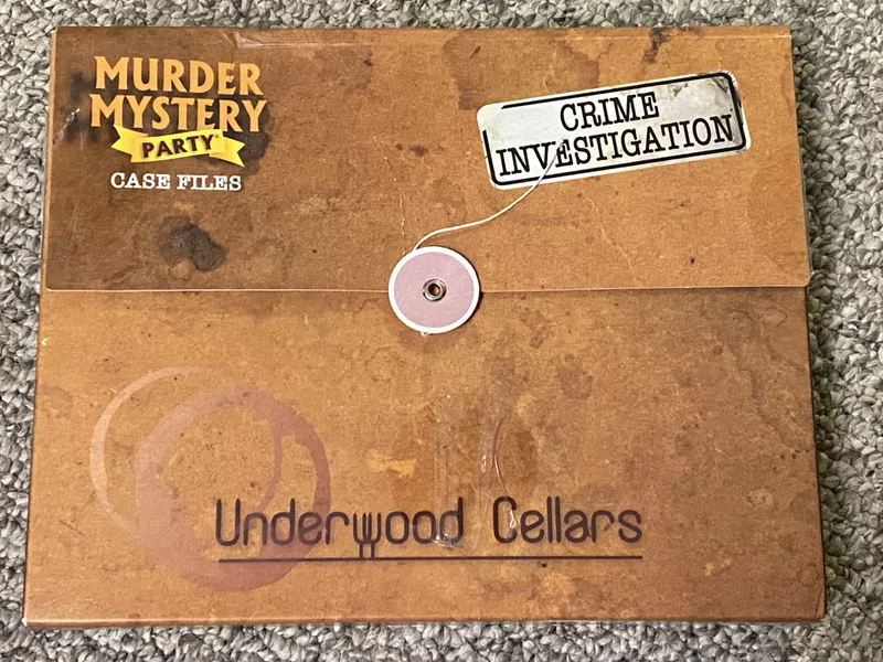 Murder Mystery - Case Files - Underwood Cellars