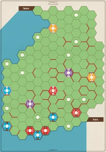 AGE OF STEAM DELUXE HUNGARY & FINLAND MAP