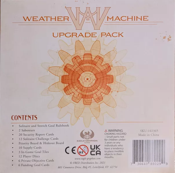 WEATHER MACHINE UPGRADE PACK