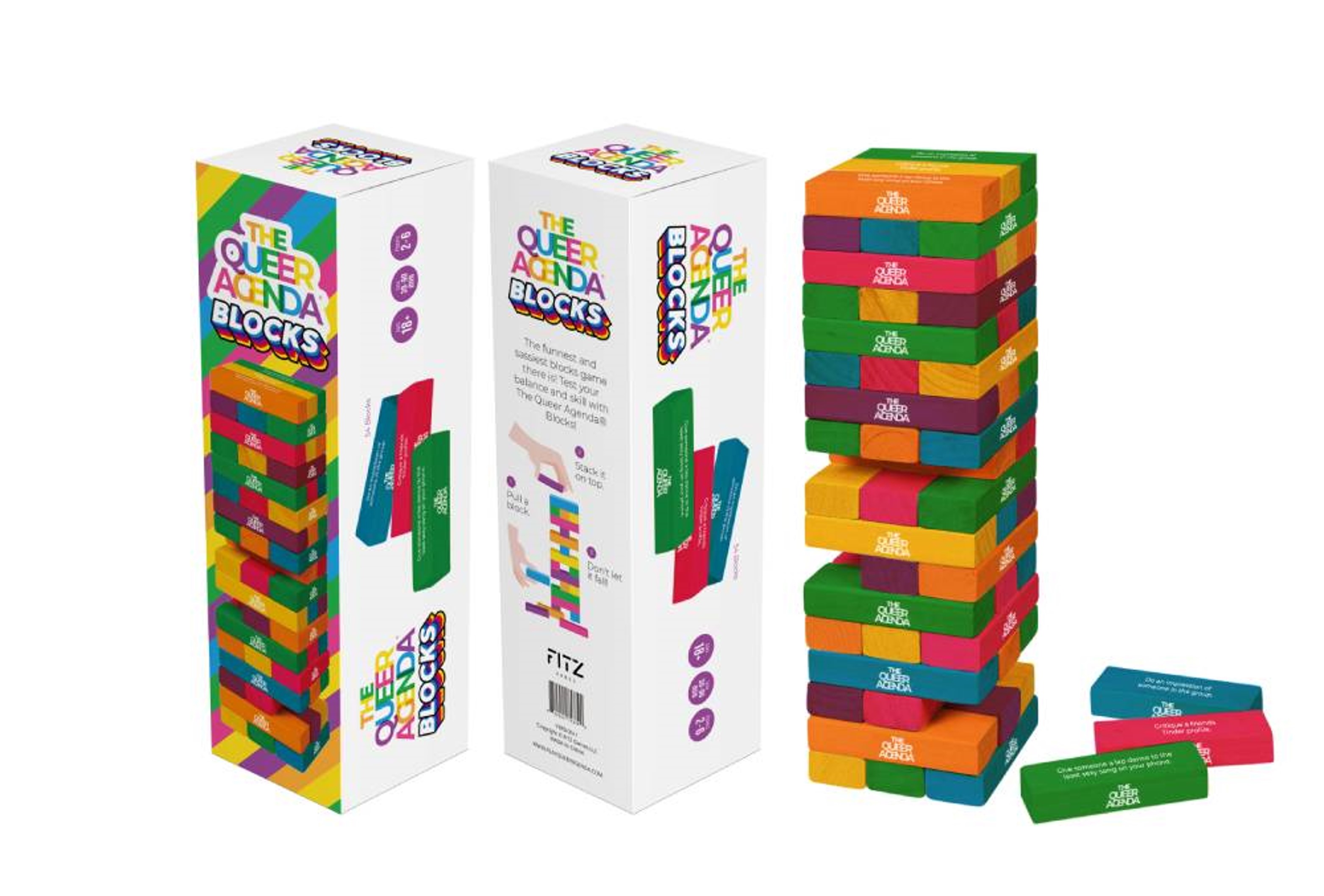 THE QUEER AGENDA - CLUES ARE PRINTED ON THE BLOCKS