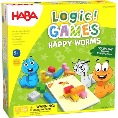 LOGIC! GAMES - HAPPY WORMS