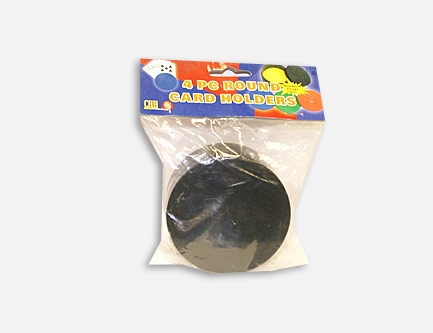 4 Piece Round Card Holder