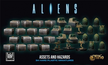 Aliens: Assets and Hazards 3D Gaming Set